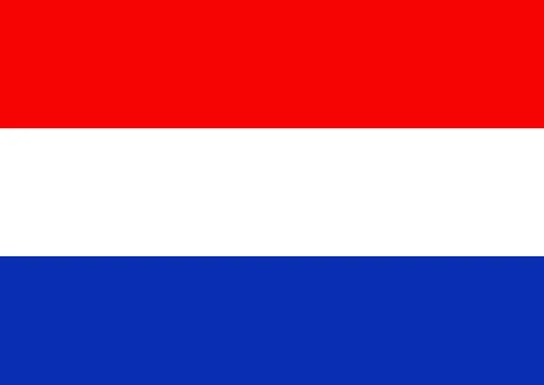 Vlag van Nederland — Stockfoto