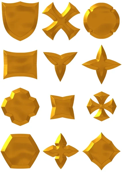 Componentes de bronze — Fotografia de Stock