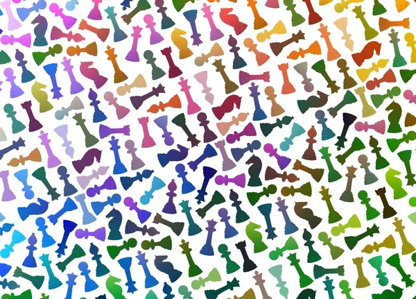 Colourful Chess background — Stock Photo, Image