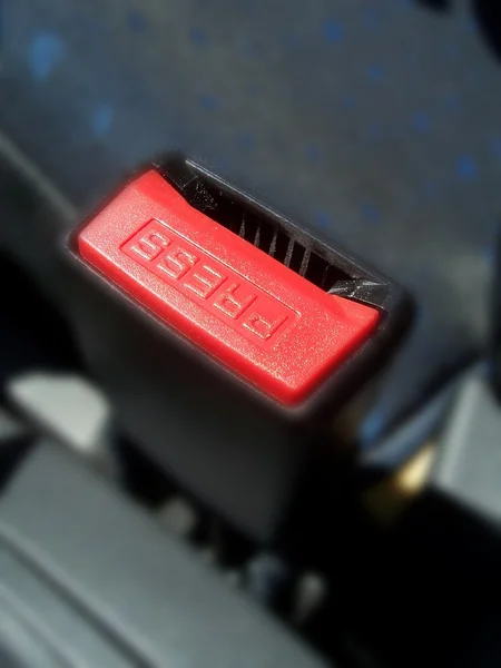 stock image Seatbelt button