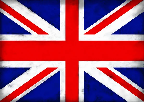 Dirty UK Flag — Stock Photo, Image