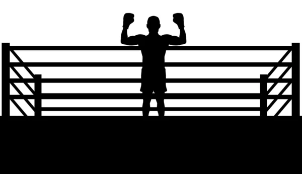 Kampioen bokser — Stockfoto