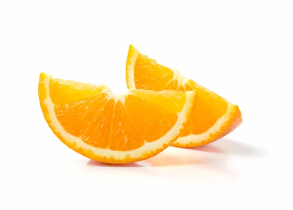 Zwei Orangenscheiben — Stockfoto