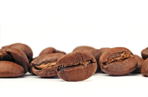 Kahve çekirdekleri Close-Up — Stok fotoğraf