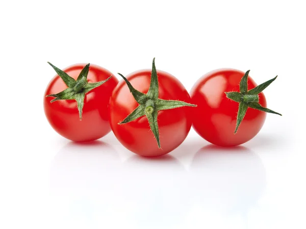 Tiga tomat ceri — Stok Foto
