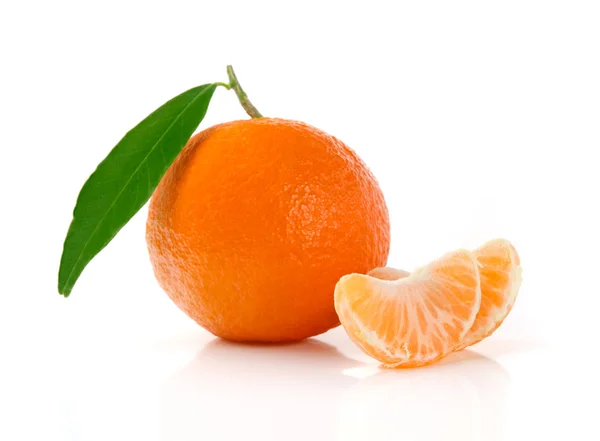 Fruta fresca de tangerina — Fotografia de Stock