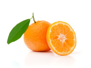 Fresh Tangerine Fruits clipart