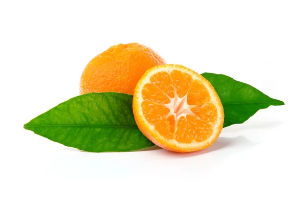 Friss mandarin gyümölcsök — Stock Fotó