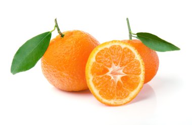 Fresh Mandarins clipart