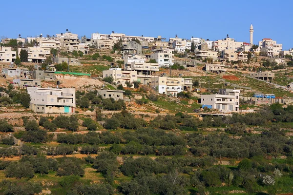 Husan 西岸巴勒斯坦城镇 — 图库照片