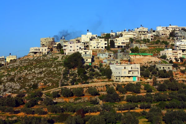 Villaggio palestinese in Cisgiordania — Foto Stock