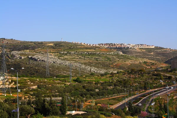 Neve Daniel communal settlement in western Gush Etzion Stock Photo