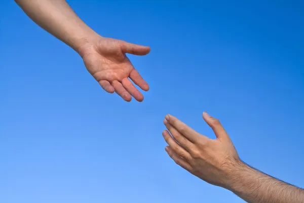 Helping Hand Reaching — Stock Photo, Image