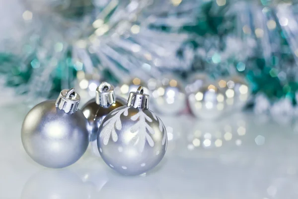 Christmas glitter med boll — Stockfoto