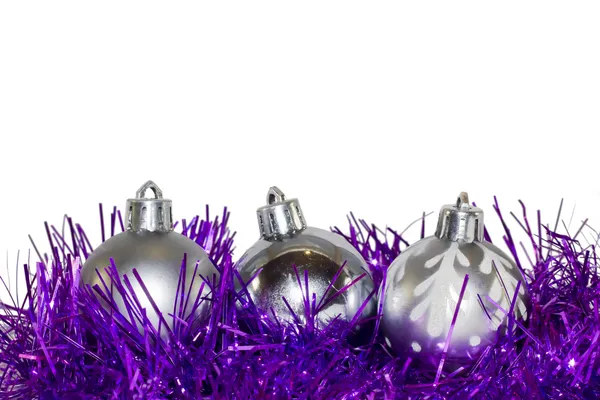 Christmas glitter med boll — Stockfoto