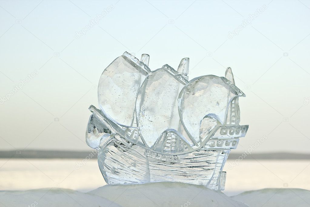 The ship from ice