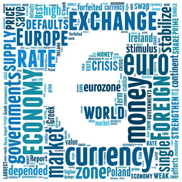 Euro para birimi — Stok fotoğraf