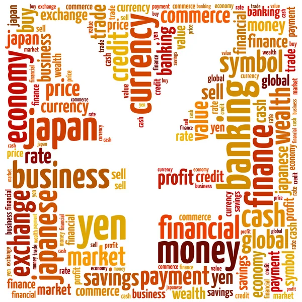 Simbolo Yen giapponese — Foto Stock