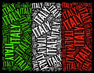 Italy national flag clipart