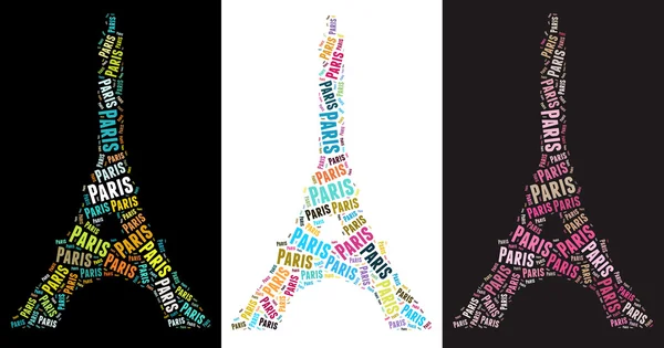 Ilustrações da Torre Eiffel — Fotografia de Stock