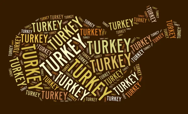 stock image Roast Turkey text graphic