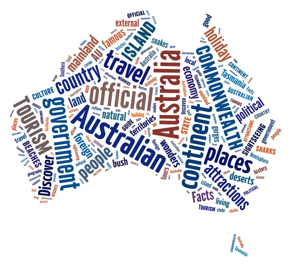 stock image Australia Continent