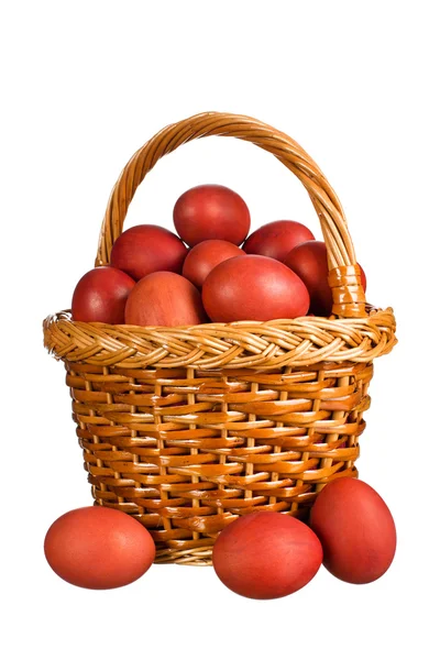 Stock image Red Easter eggs