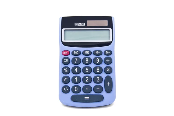 Solar calculator isolated on white — Stock Photo, Image