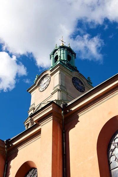 Stock image Bell tower of Storkyrkan in Stockholm