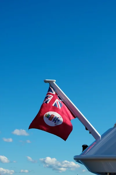 Cayman Islands red nautical flag — Stock Photo, Image
