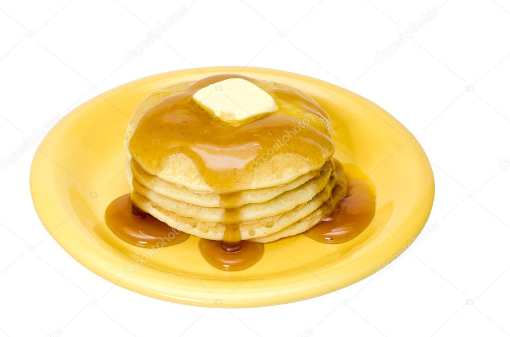 Pancakes Isolated