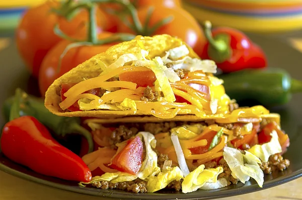 Closeup de tacos — Fotografia de Stock