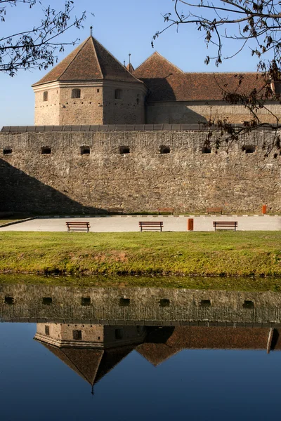Fagaras pevnost v Maďarsku v župě Brašov, Rumunsko — Stock fotografie
