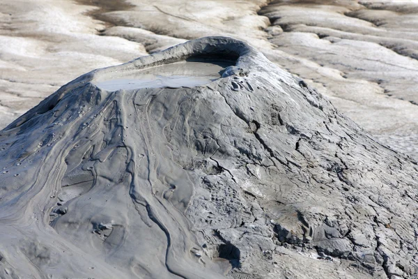 Çamurlu volkanlar yakın çekim, Romanya buzau — Stok fotoğraf