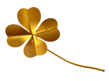 Golden clover clipart