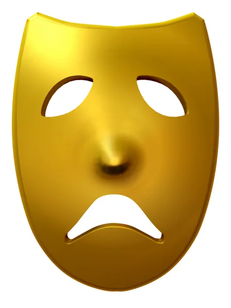 Goldene Maske — Stockfoto