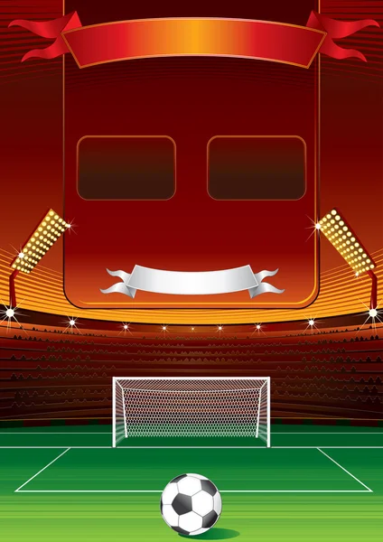 Soccer Stadium — Stock Vector © PILart #8440633