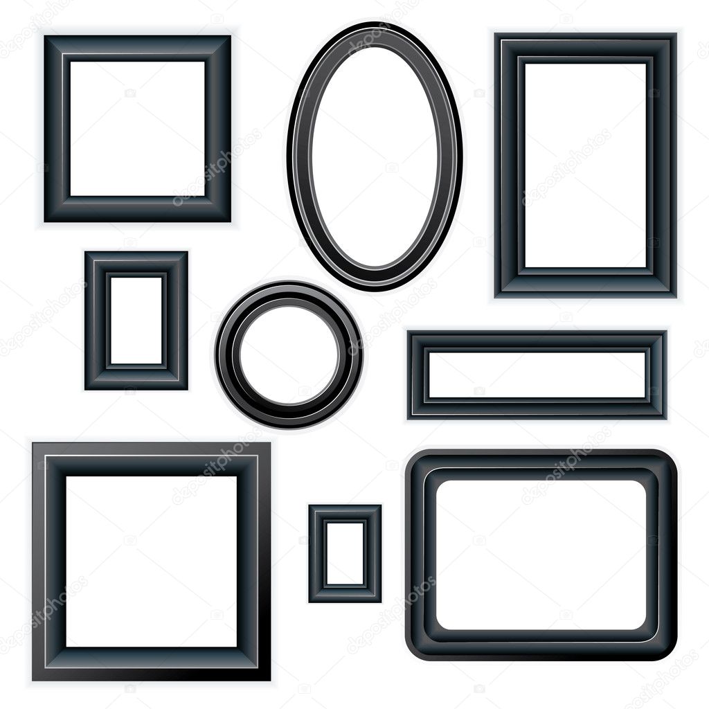 Picture Frames — Stock Vector © PILart 8439970