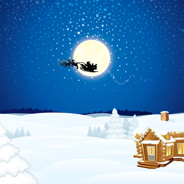 Christmas scene illustration Stock Vectors, Royalty Free Christmas ...