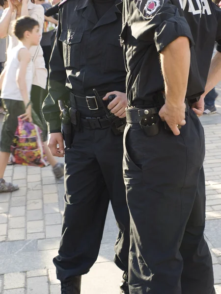 Policemans w mundurze — Zdjęcie stockowe