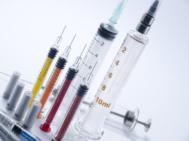 Different syringes clipart