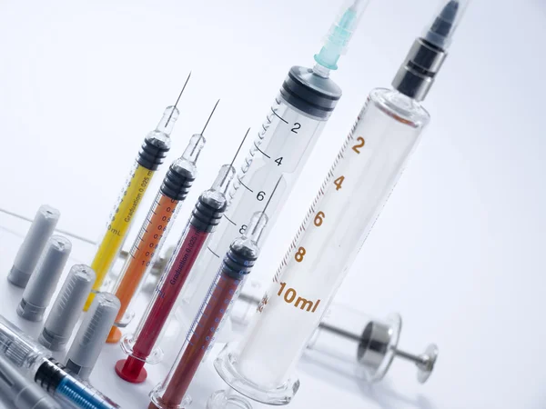 Different syringes — Stock Photo, Image