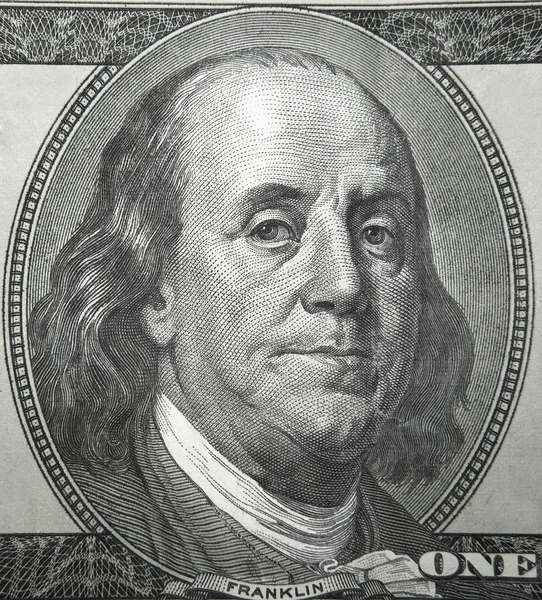 Benjamin Franklin One Imagem De Stock