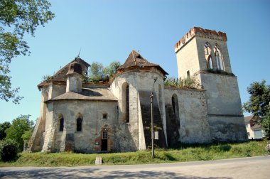 Развалины старинного костела в Подгайцах (Украина)