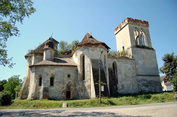 Развалины старинного костела в Подгайцах (Украина) — Stok fotoğraf