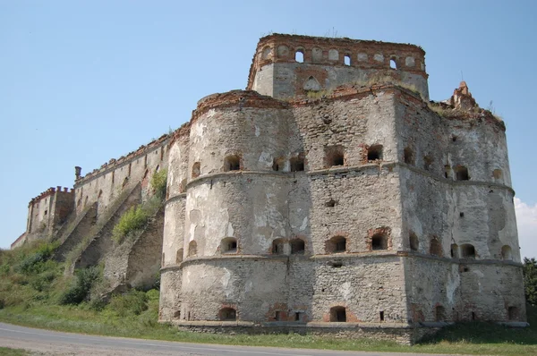 Меджибожская крепость 14 века в Украине Telifsiz Stok Fotoğraflar