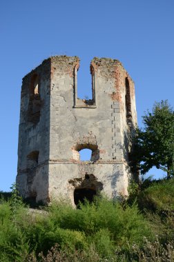 Башня Черленковского замка в Украине