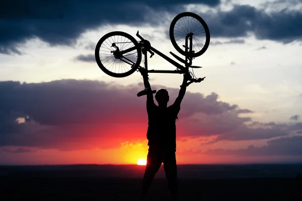 Motociclista — Fotografia de Stock