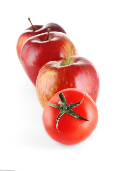 Äpple och tomat — Stockfoto
