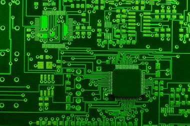Microchip and pcb clipart